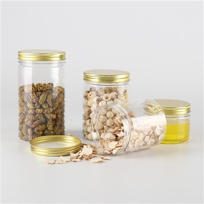 500ml bokal depo plastik ak kouvèti lò